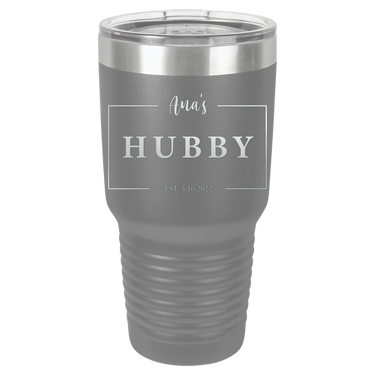 Hubby Anniversary 30oz Ringneck Tumbler